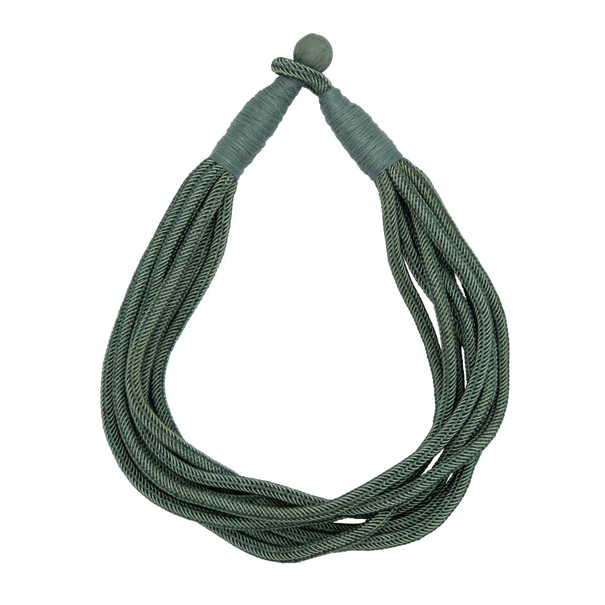 Bold Colour Cotton Rope Multi Layer Necklace
