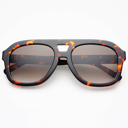 Voyager Acetate Oversized Aviator Sunglasses