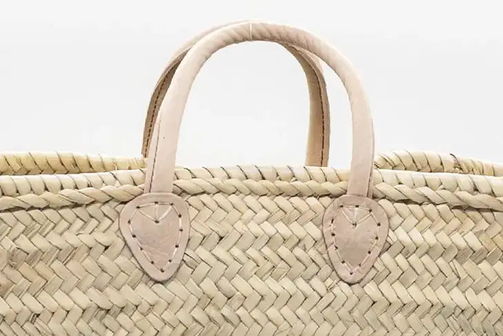 French Shopping Basket, Moroccan Basket, Straw Basket, Bags