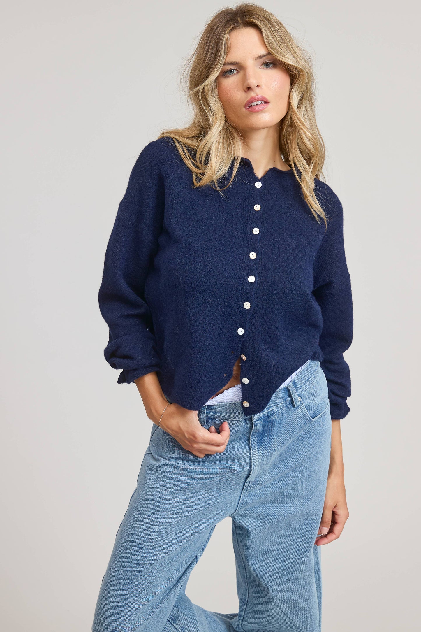 Piper Cardigan | Navy