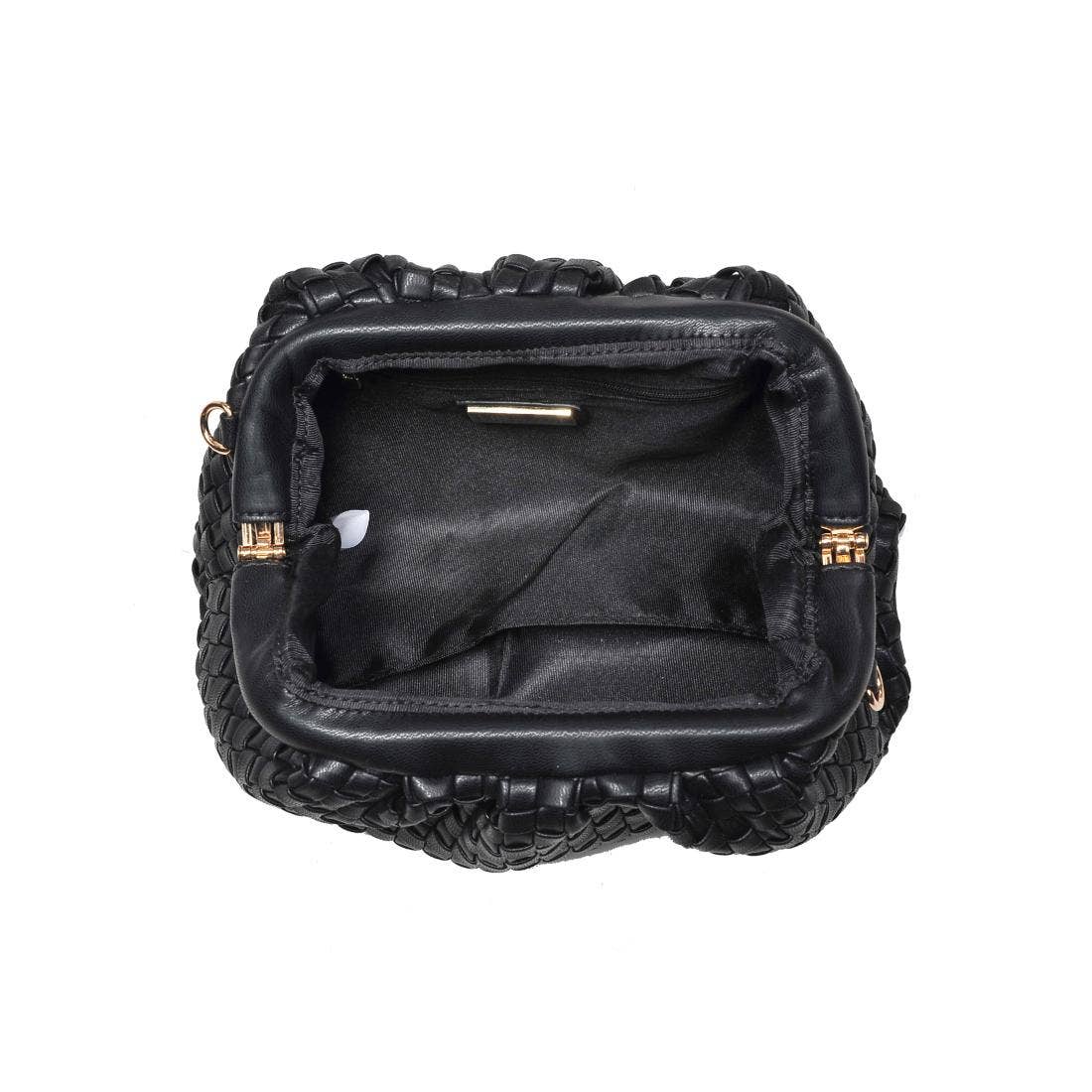 Tate Woven Frame Clutch
