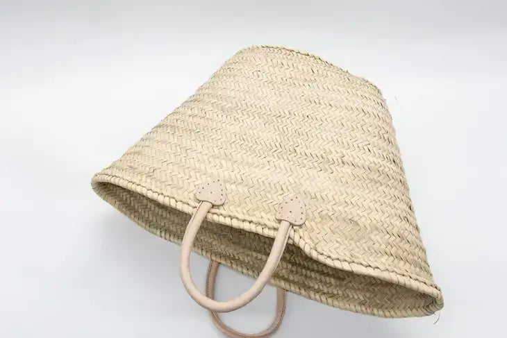 French Shopping Basket, Moroccan Basket, Straw Basket, Bags