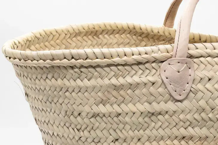 French Shopping Basket, Moroccan Basket, Straw Basket, Bags