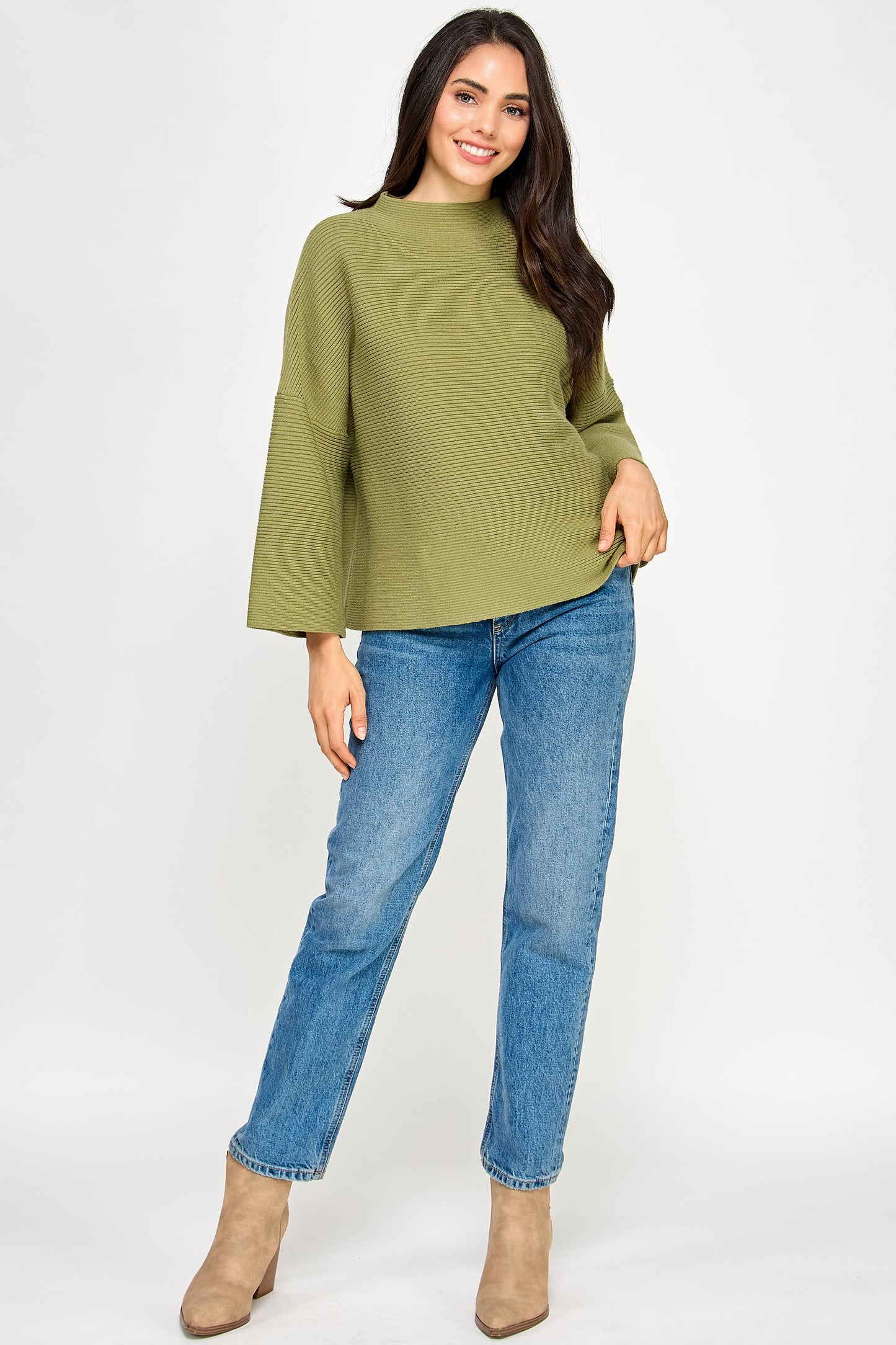 JT-5002-6 NOT YOUR CASUAL TOP-LIGHT SAGE