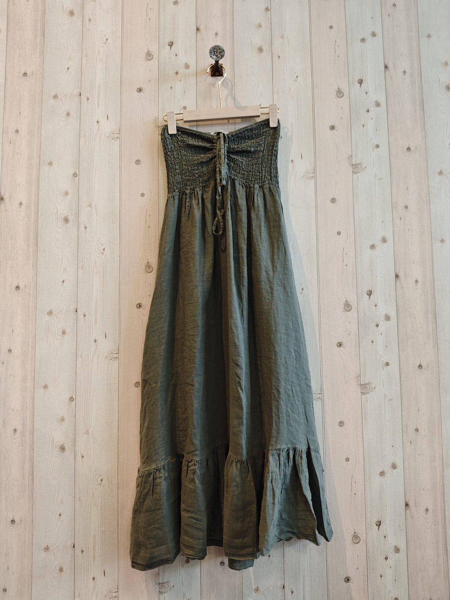 REF 72139 100% LINEN WORD OF HONOR DRESS