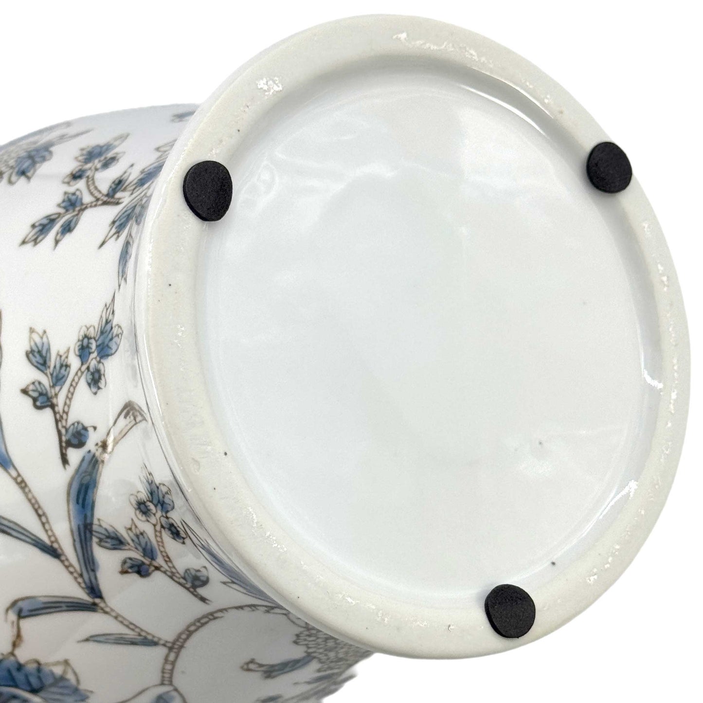 White & Blue Chinoiserie Ginger Jar 14"