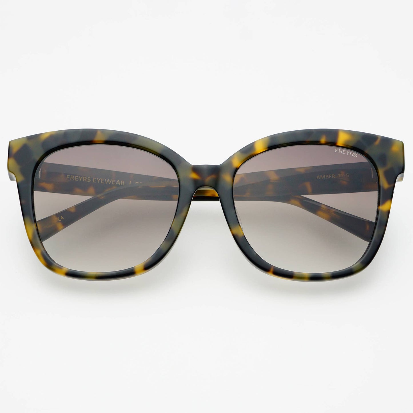 Amber Acetate Womens Cat Eye Sunglasses