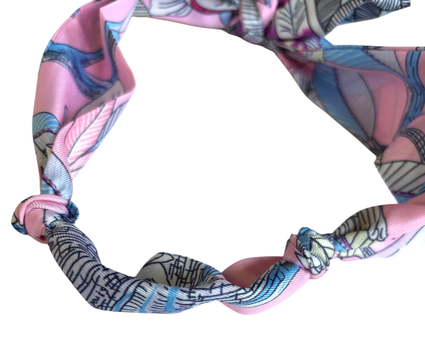 Triple pearl scarf necklace