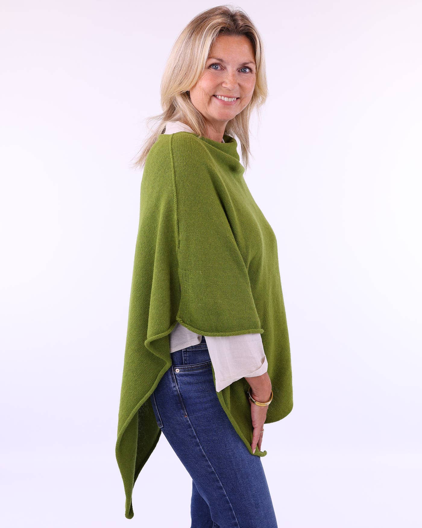 Cashmere Blend Poncho