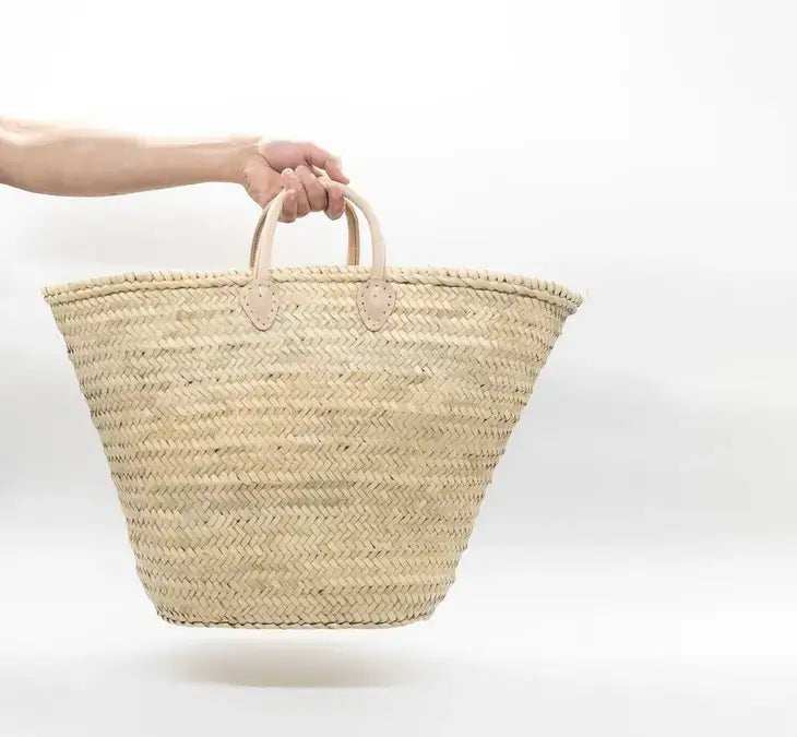 French Shopping Basket, Moroccan Basket, Straw Basket, Bags