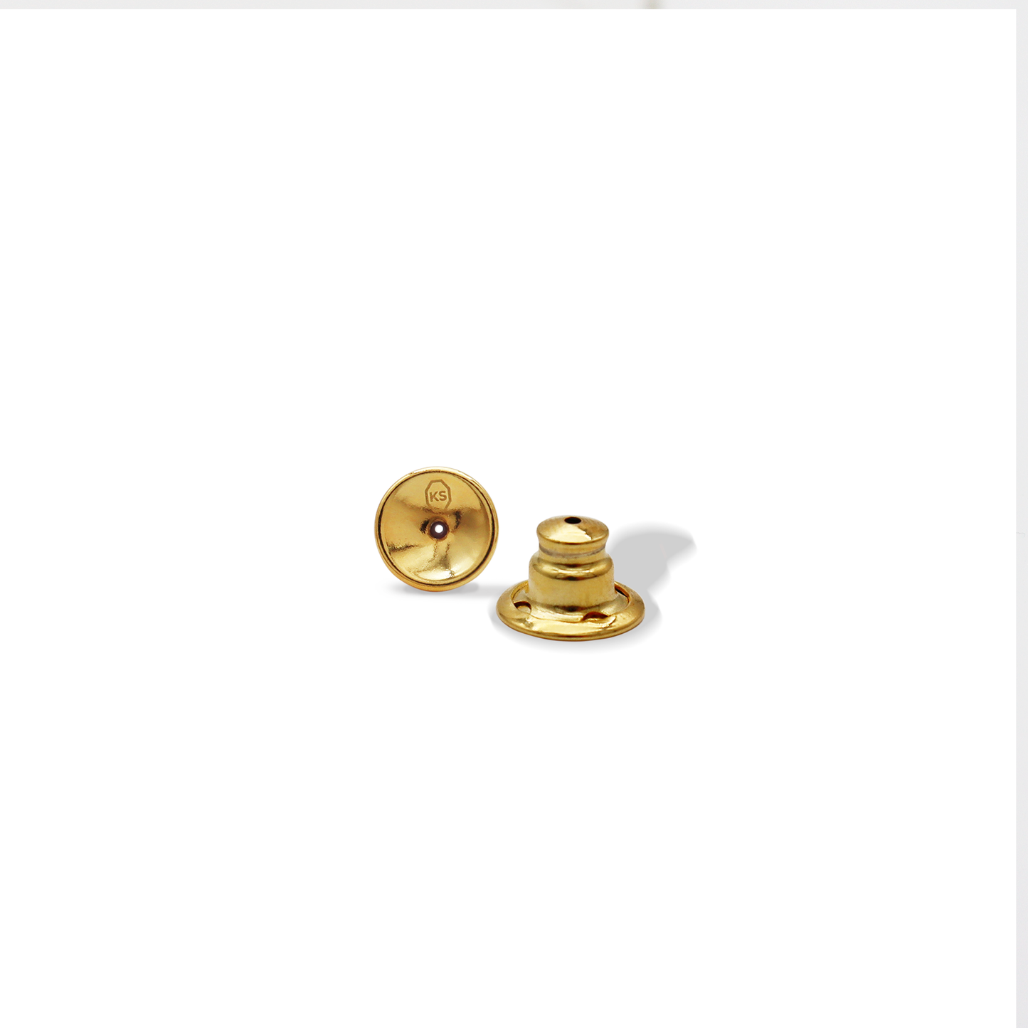 Thick Cylinder Hoops - 24K Gold Plated