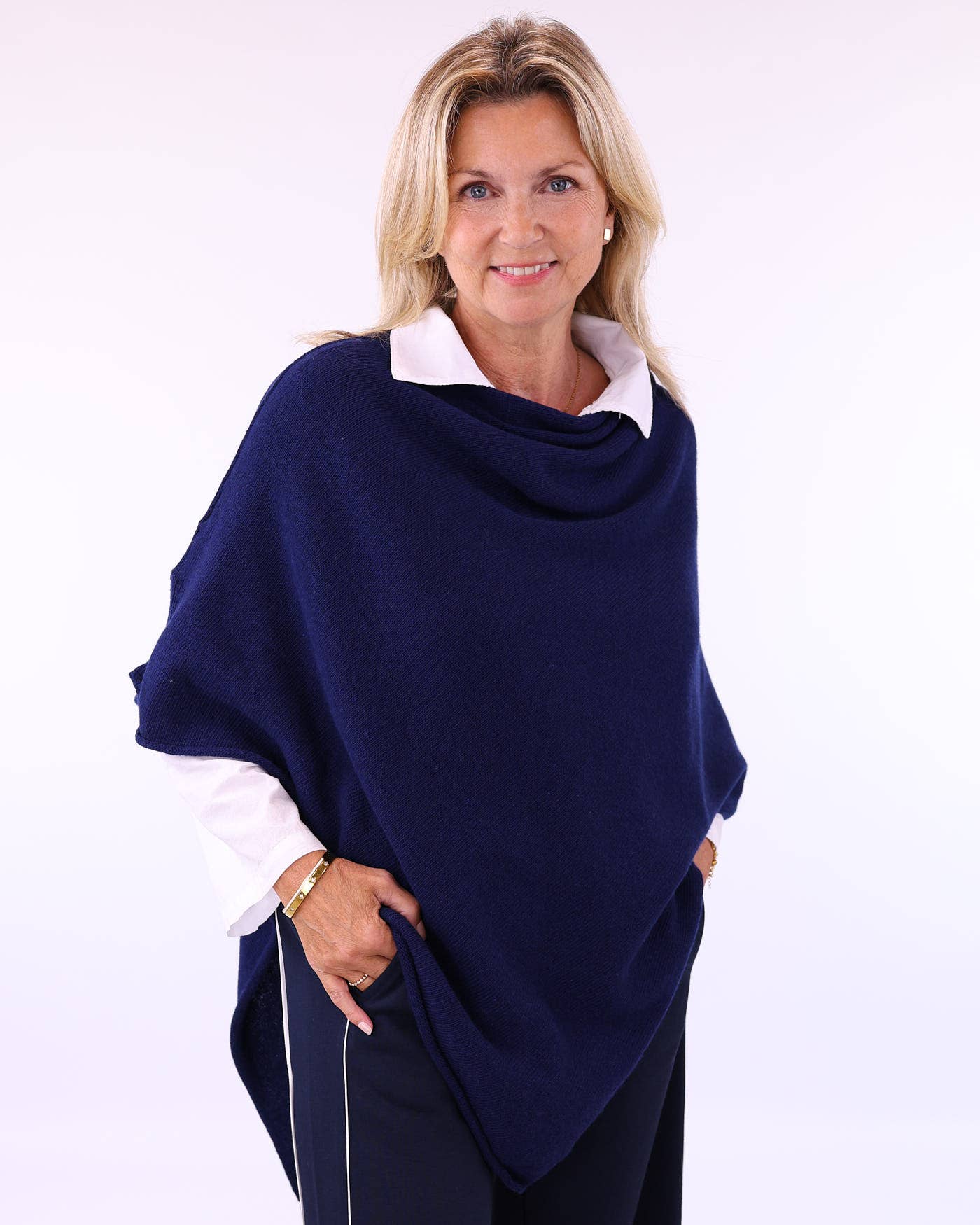 Cashmere Blend Poncho