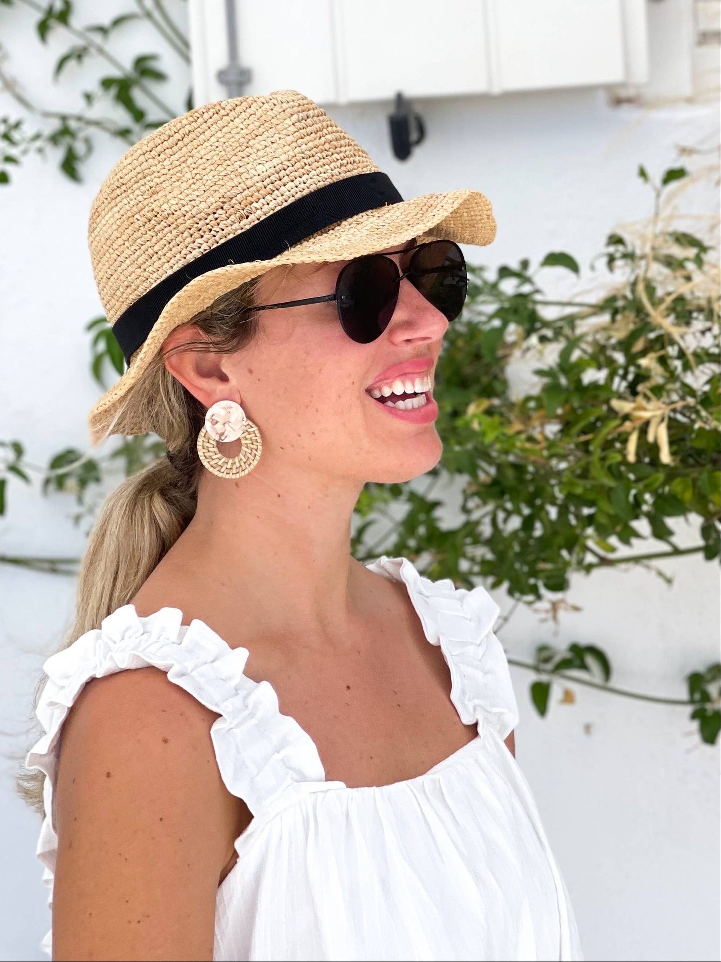 Blonde Bali Earrings