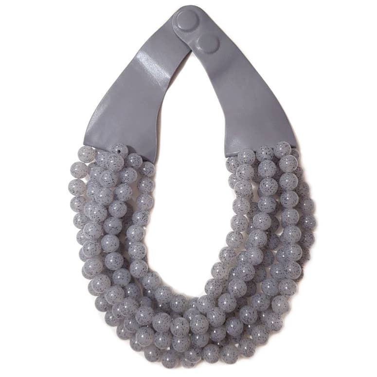 CHUNKY BEADED LAYERED NECKLACE JKN-140