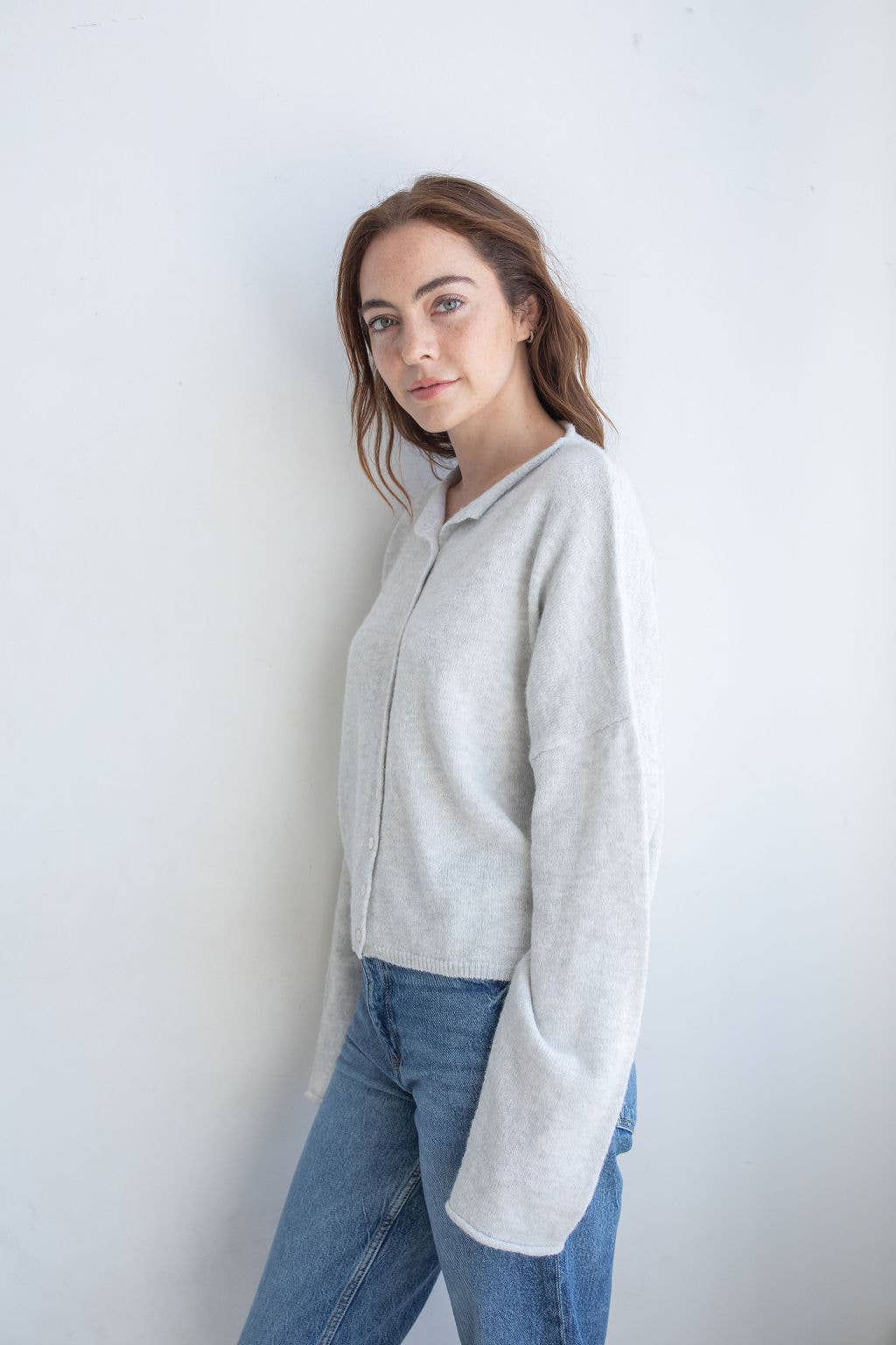 Piper Cardigan | Light Gray