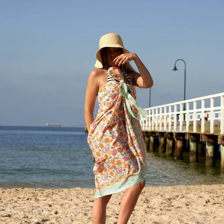 Island Blossoms Sarong