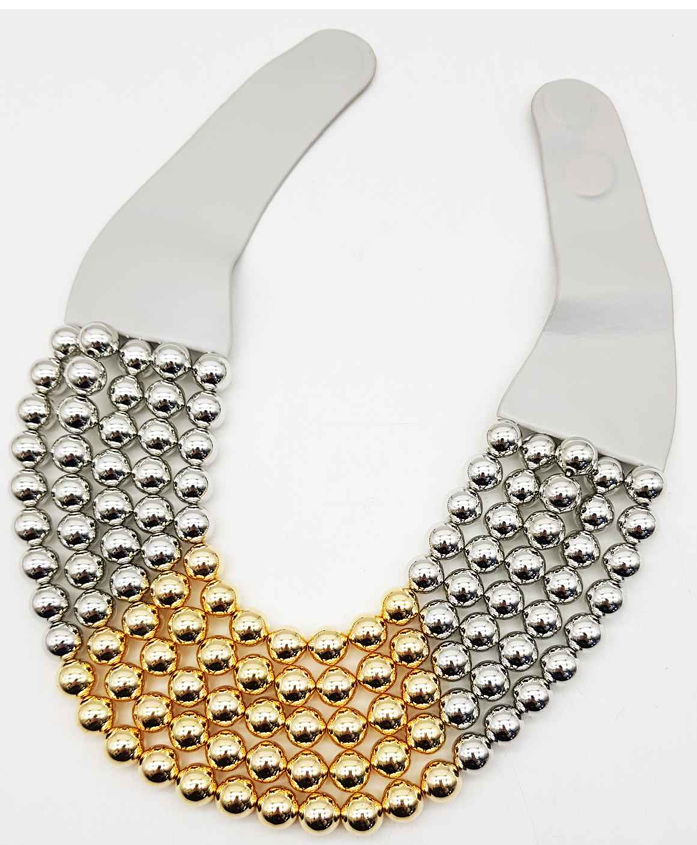 *BEST* NEW BELLA CHUNKY BEADED LAYERED MAGNETIC NECKLACE