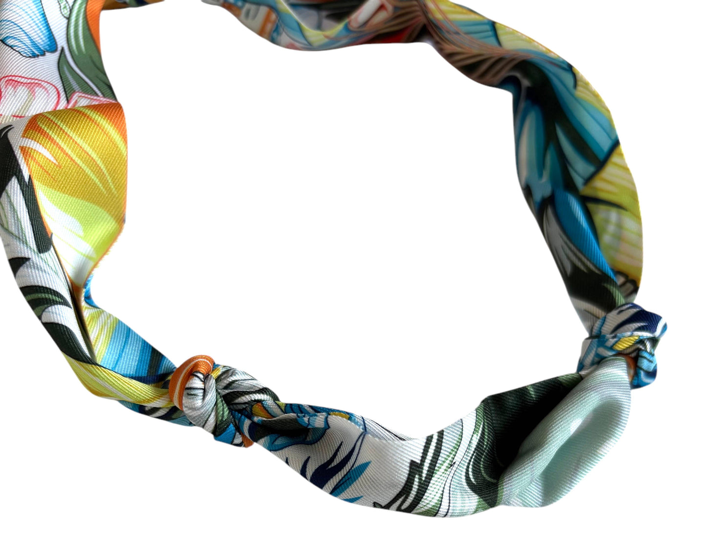 Triple pearl scarf necklace