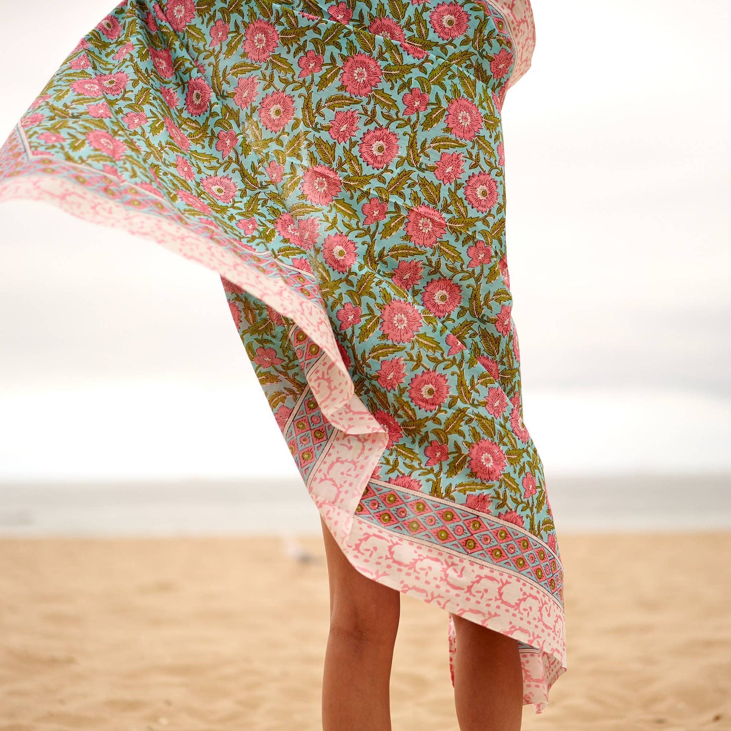 Pink Floral Sarong