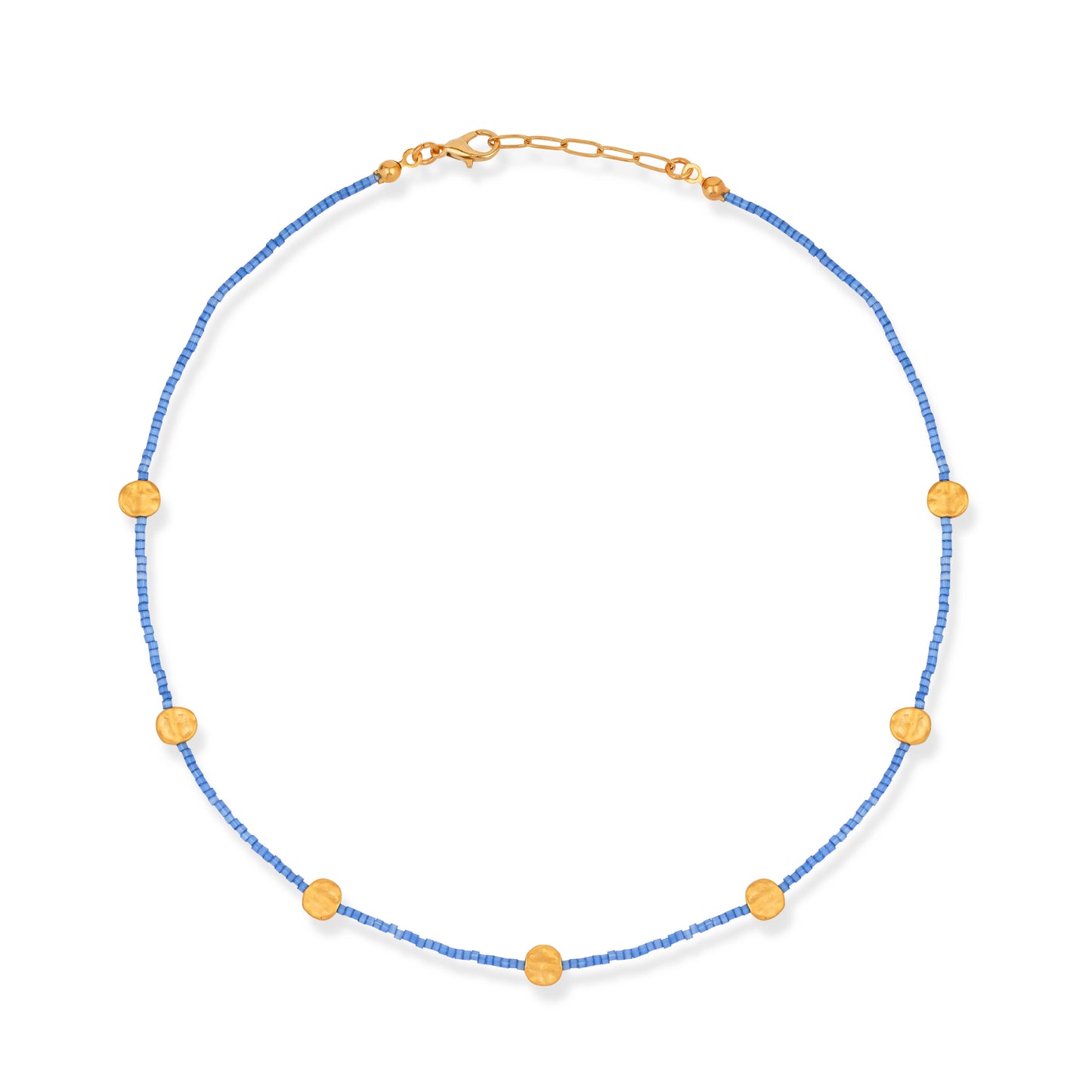 ON TREND | MIYUKI GOLD DISC NECKLACE