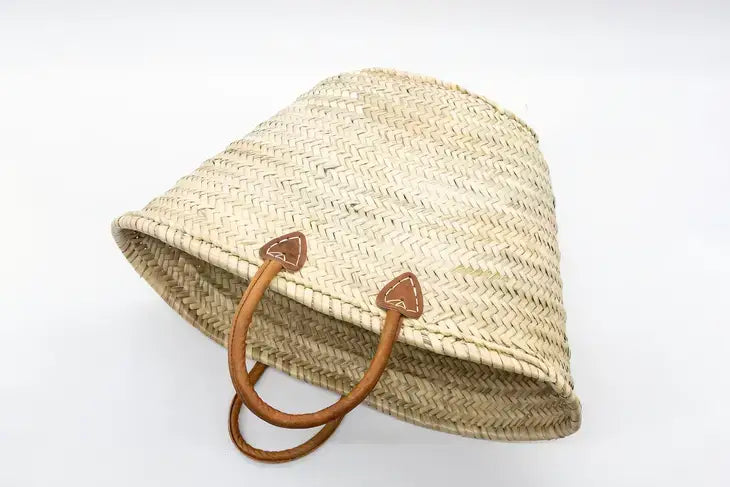 French Shopping Basket, Moroccan Basket, Straw Basket, Bags