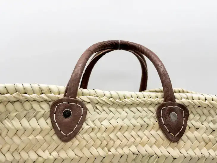 French Shopping Basket, Moroccan Basket, Straw Basket, Bags
