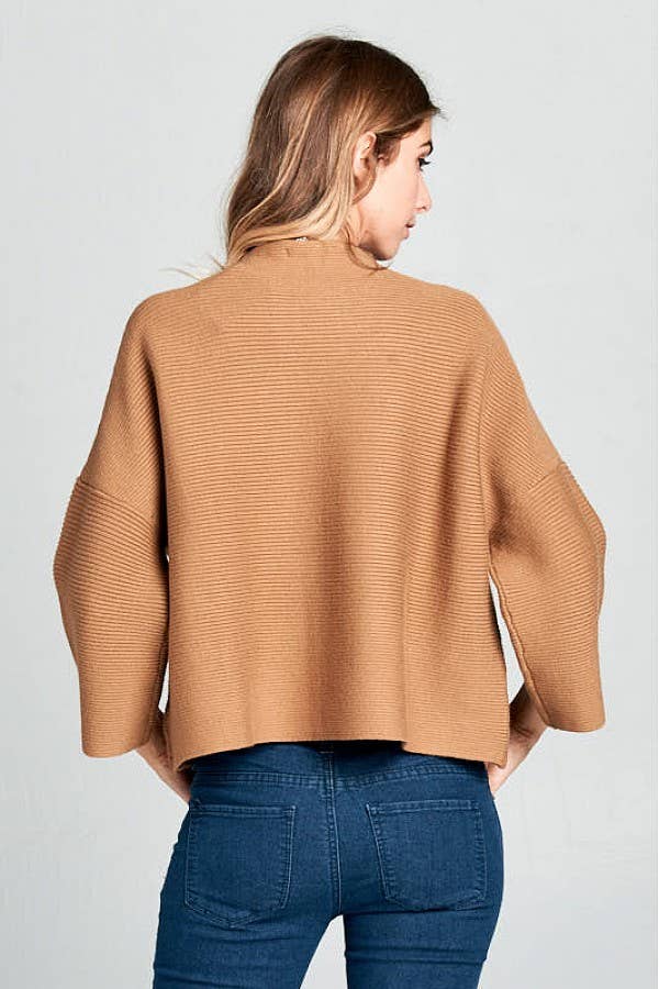 JT-5002-6 NOT YOUR CASUAL TOP CAMEL