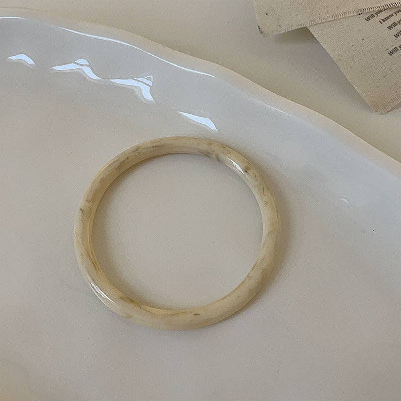 Irregular Acrylic Resin Layered Bracelets DP25B562