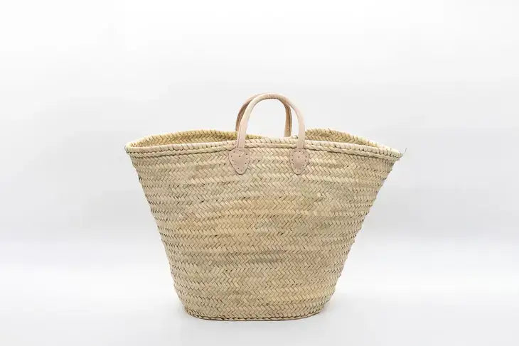 French Shopping Basket, Moroccan Basket, Straw Basket, Bags