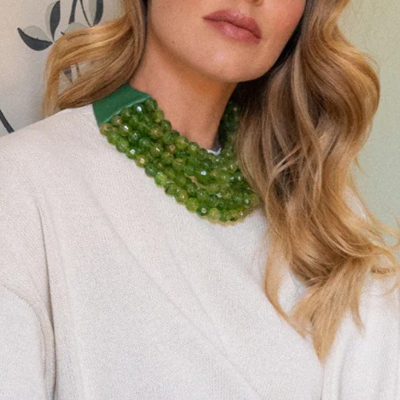 *BEST* NEW BELLA CHUNKY BEADED LAYERED MAGNETIC NECKLACE