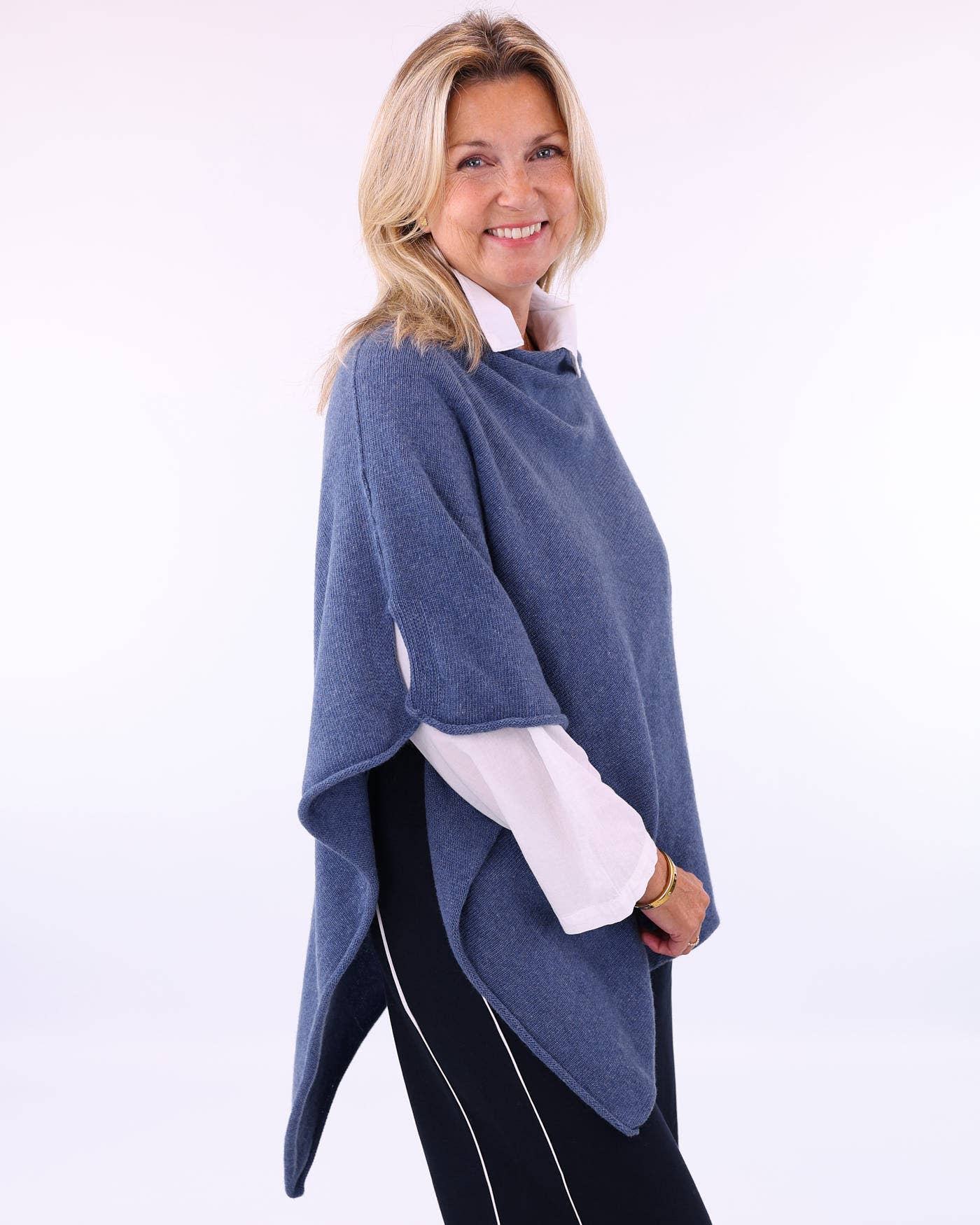 Cashmere Blend Poncho