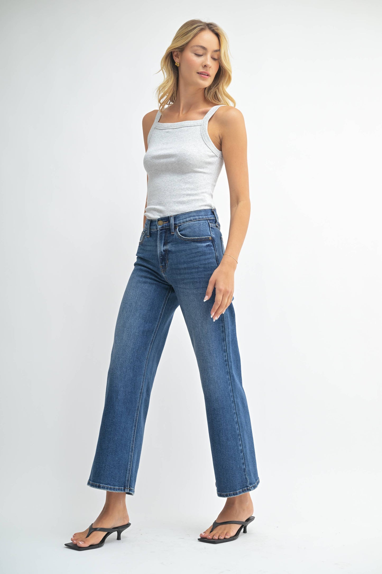 Denim Relaxed Straight Pant