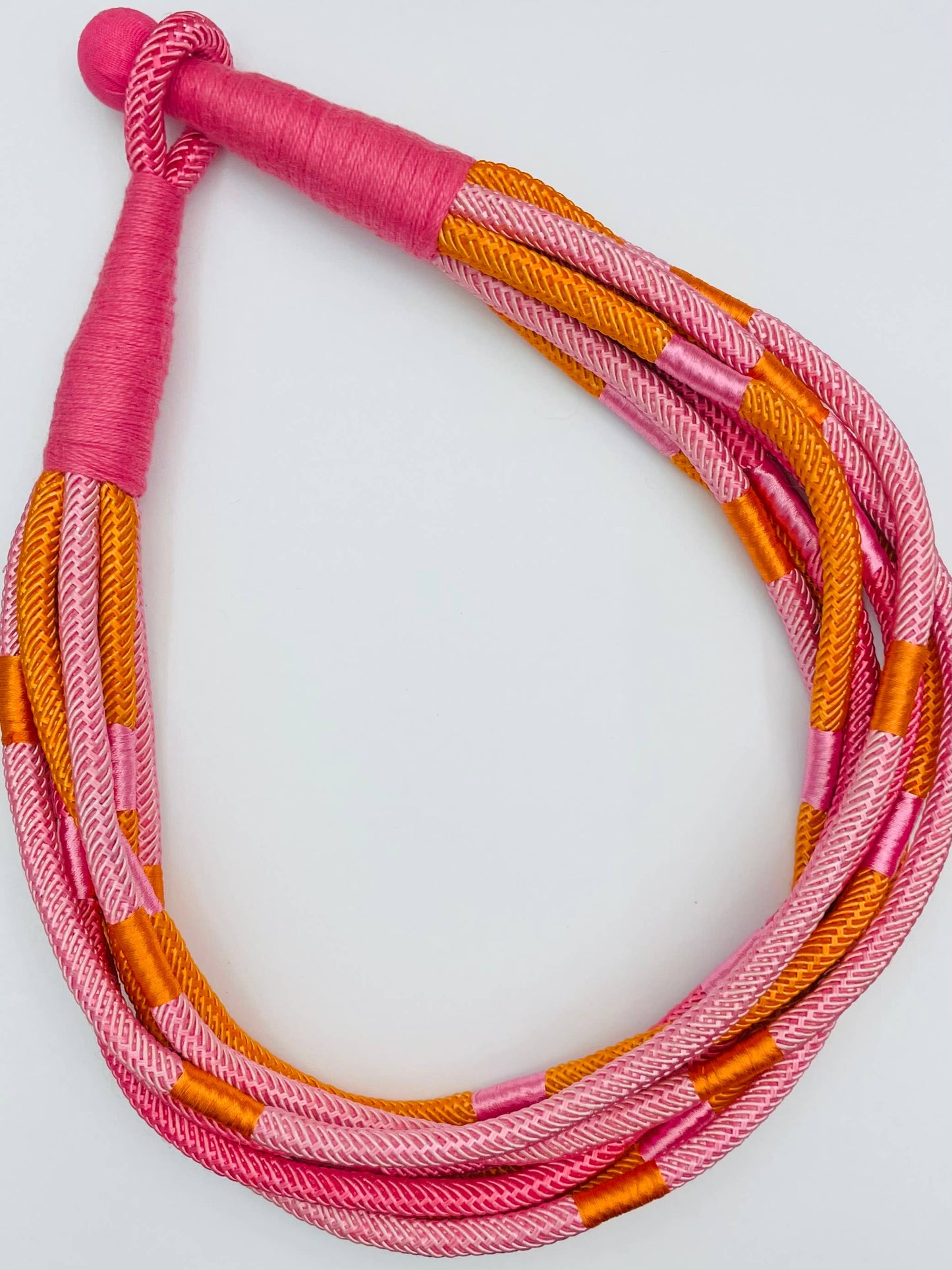 Slub 8-Strand Necklace (pink multi) NK267