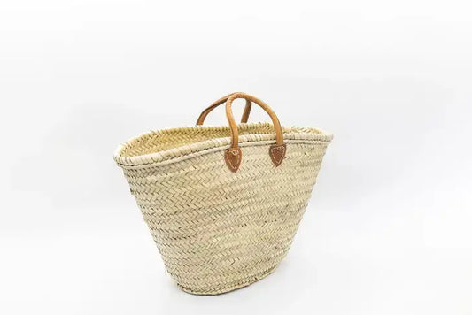 French Shopping Basket, Moroccan Basket, Straw Basket, Bags