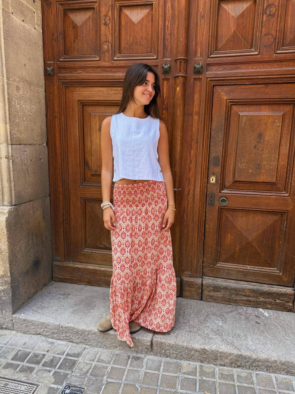 Mica Garnet Skirt