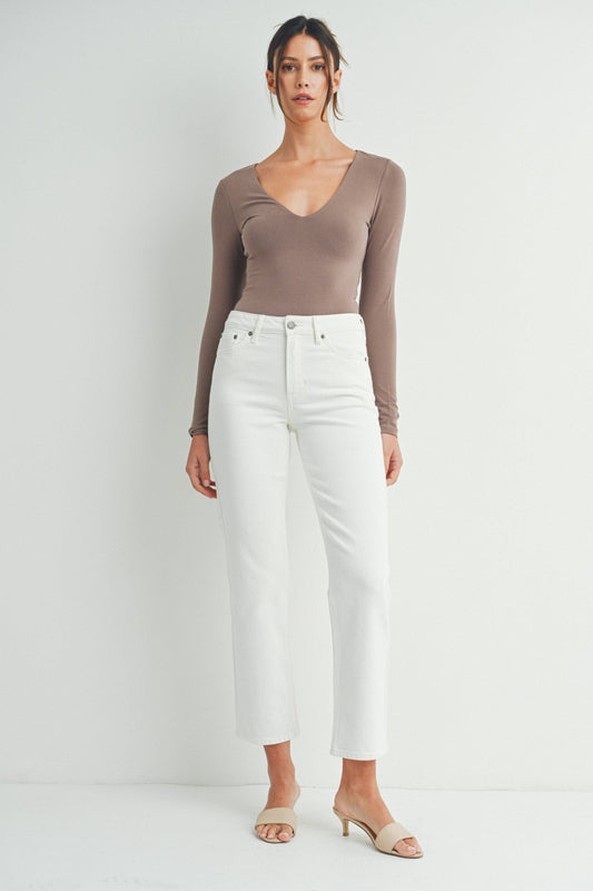 DP700 - CREAM - Clean Stretch Straight