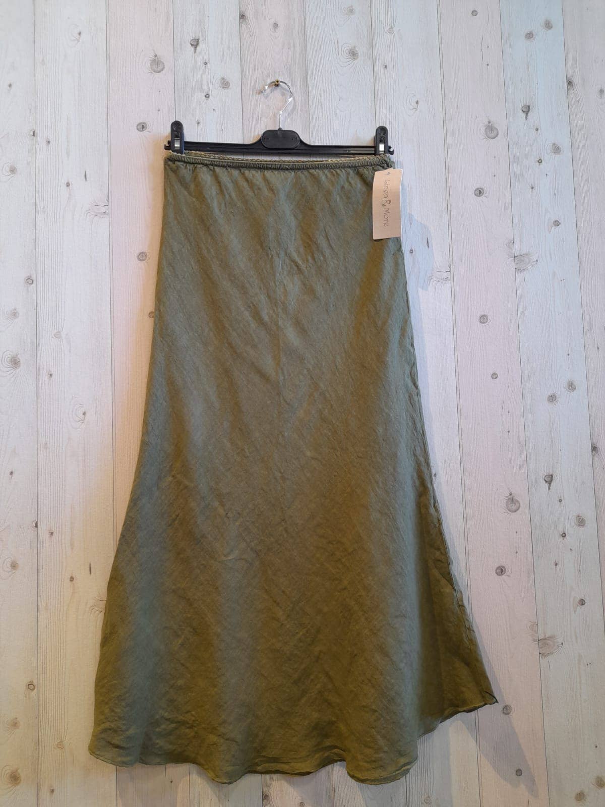 REF 6298 100% LINEN SKIRT