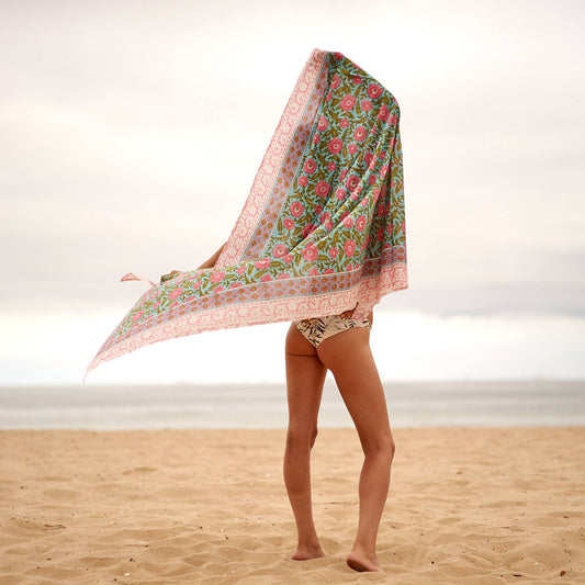 Pink Floral Sarong