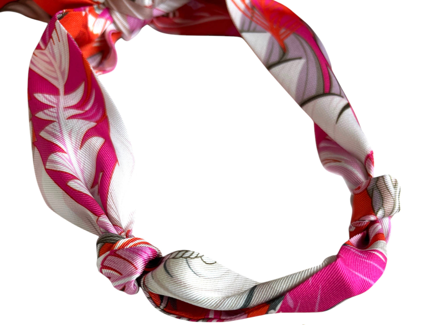 Triple pearl scarf necklace
