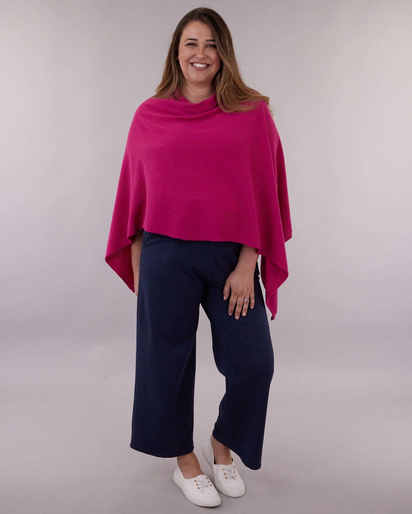 Classic Cashmere Blend Poncho