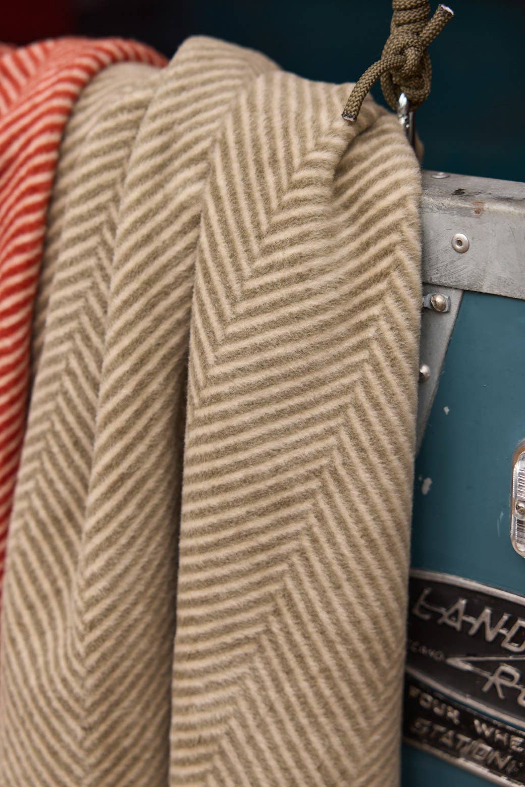 Harborview Herringbone Blanket | Dune