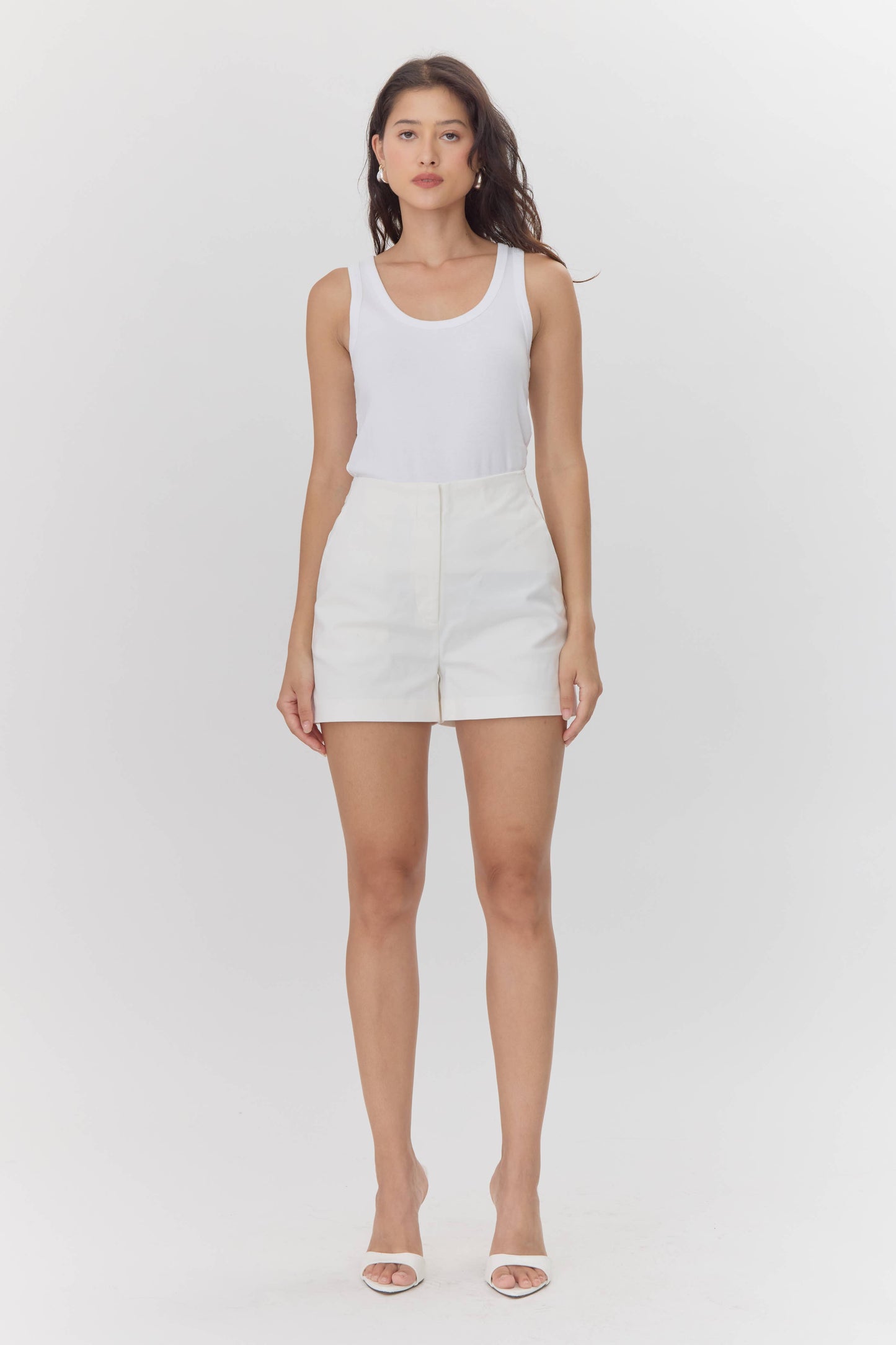 Sanders Tailored High Waist Shorts