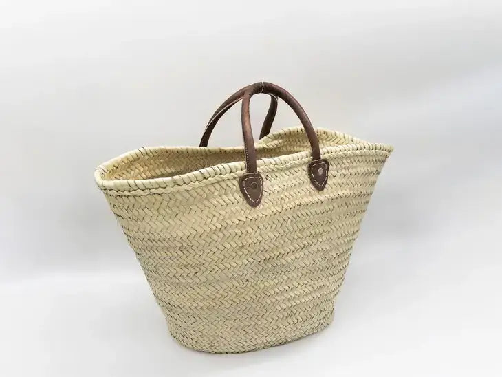 French Shopping Basket, Moroccan Basket, Straw Basket, Bags