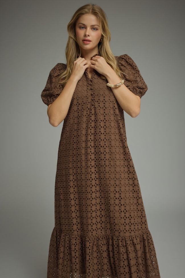 Eyelet Chocolate Maxi