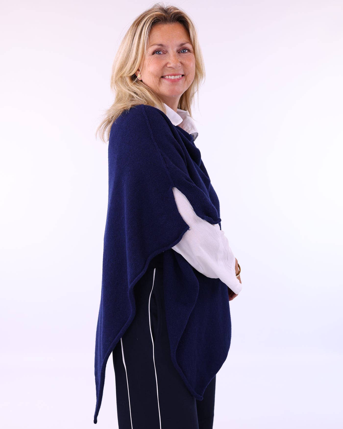 Cashmere Blend Poncho