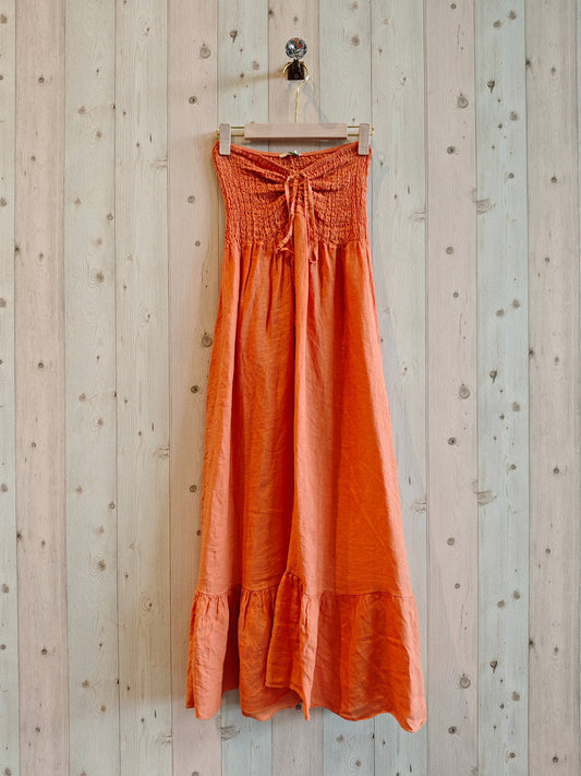 REF 72139 100% LINEN WORD OF HONOR DRESS