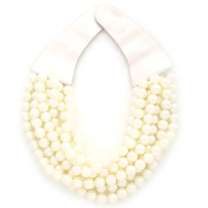 CHUNKY BEADED LAYERED NECKLACE JKN-140X