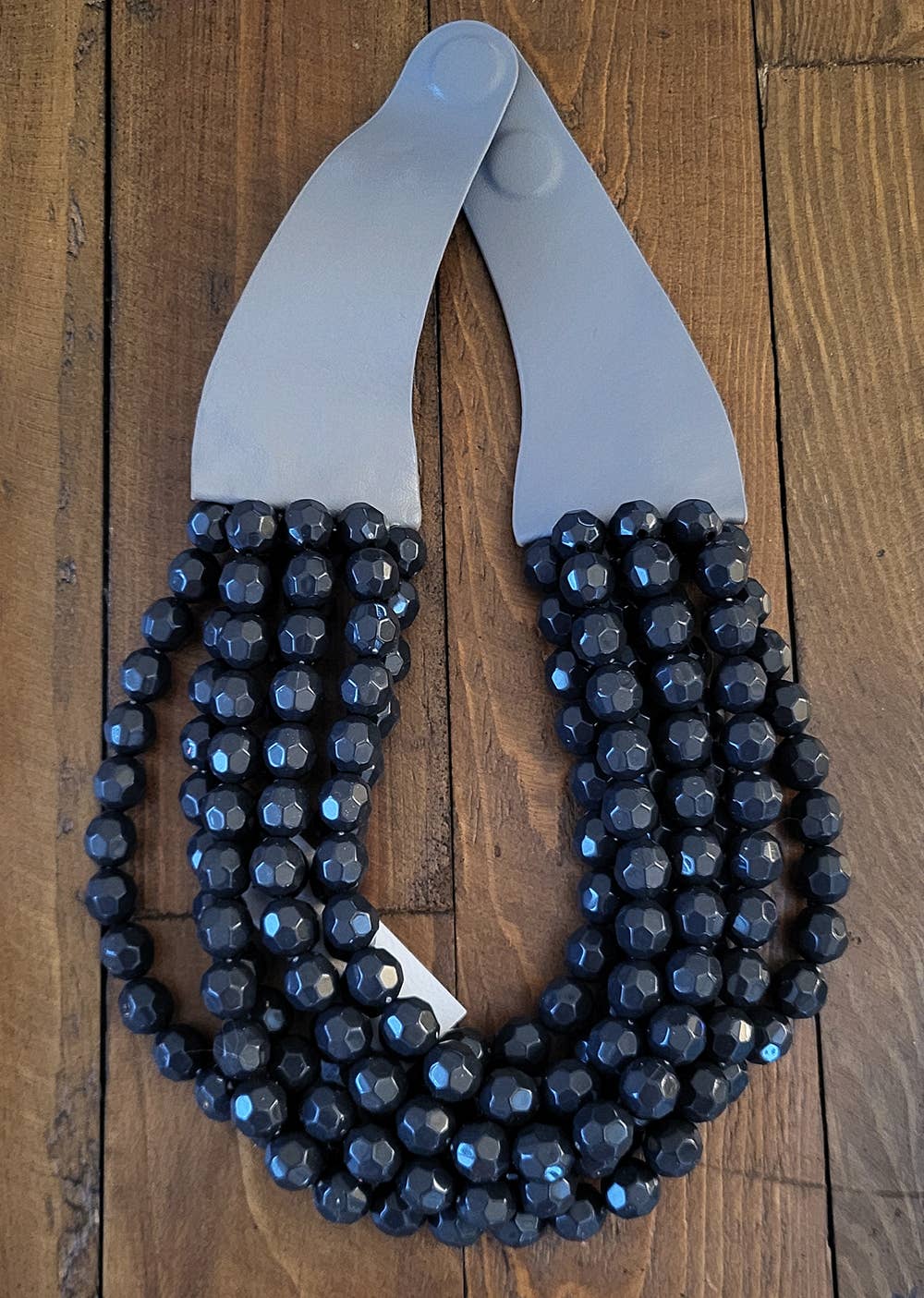 *BEST* NEW BELLA CHUNKY BEADED LAYERED MAGNETIC NECKLACE