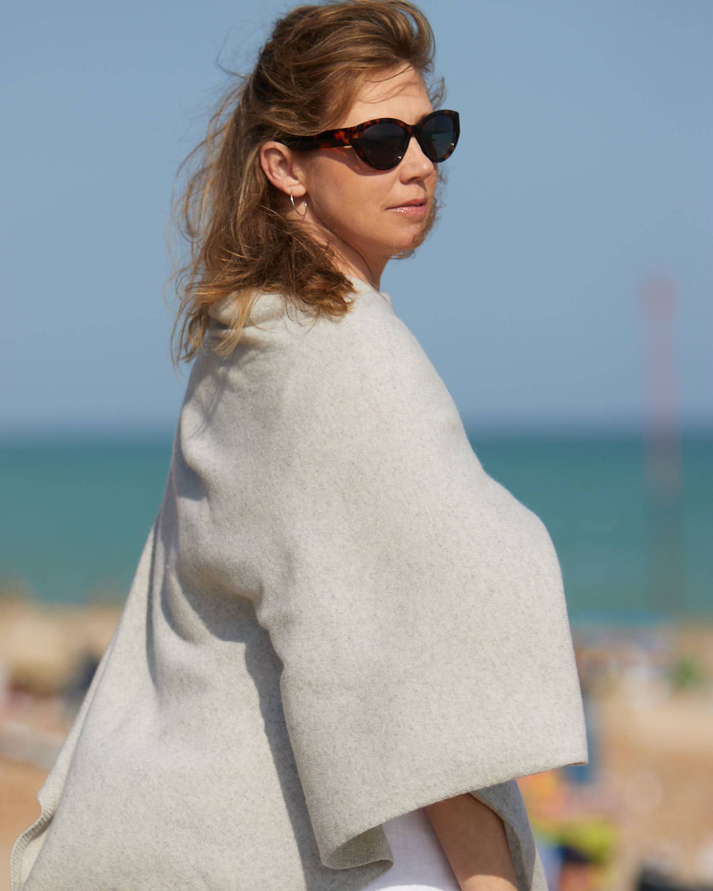 Classic Cashmere Blend Poncho