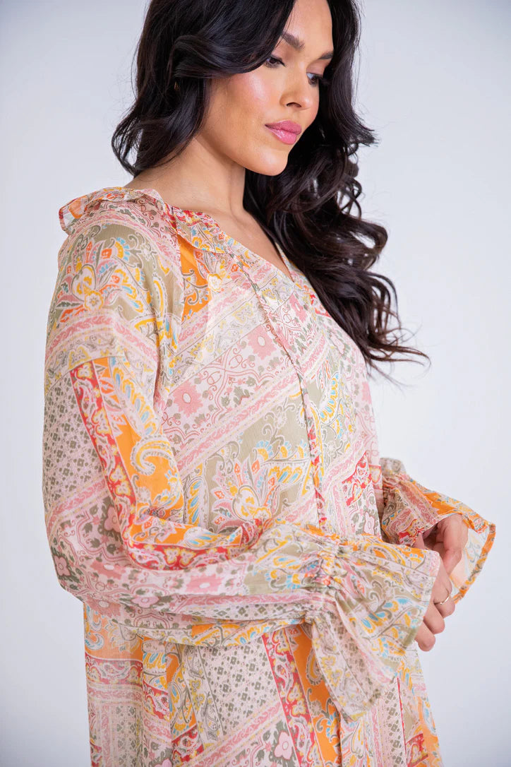 Paisley Midi Dress